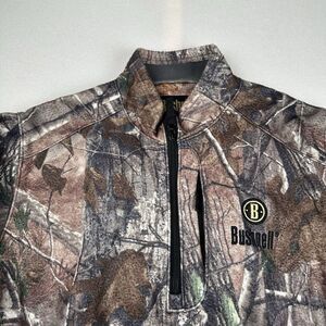 Bushnell Men XL Real‎ Tree Pullover Camouflage Long Sleeve Jacket